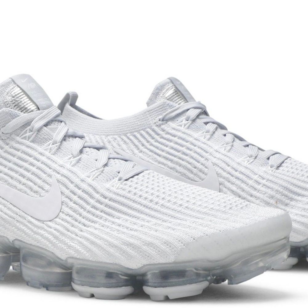 Nike Air VaporMax Flyknit 3 White Pure Platinum SZ 13